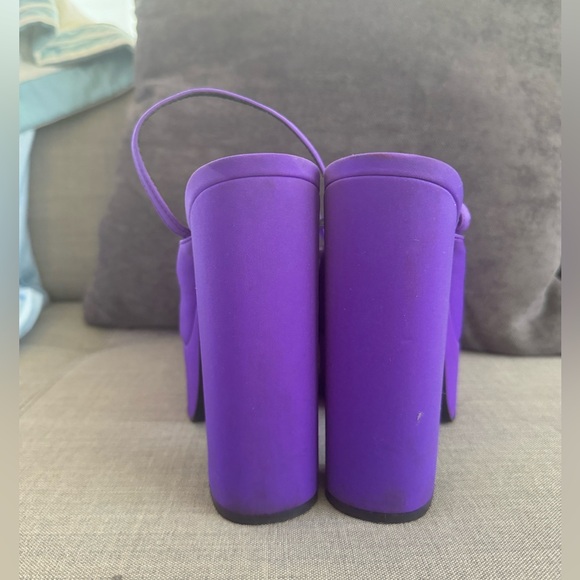 Zara Purple Platform Heels - Picture 4 of 5